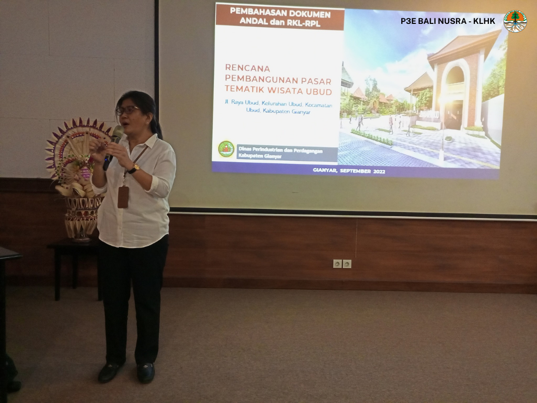 Pembahasan Dokumen Andal dan RKL-RPL Rencana Pembangunan Pasar Tematik Wisata Ubud